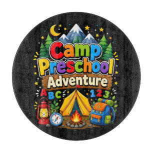 Planche À Découper Aventure de maternelle de camp Retour à l'école Pr