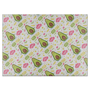 Planche À Découper Avocado et Yoga