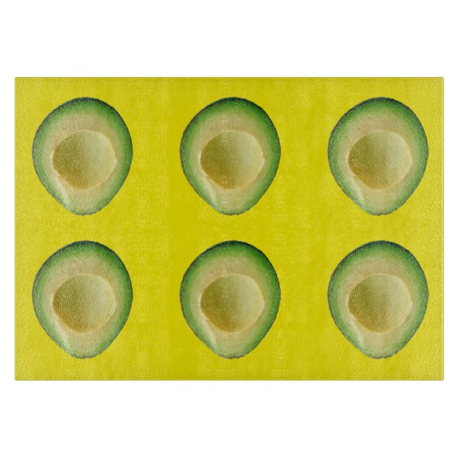 Planche À Découper Avocados Vert Jaune 4Donatella (Devant)