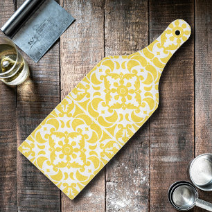 Planche À Découper Azulejos jaune portugais espagnol méditerranéen