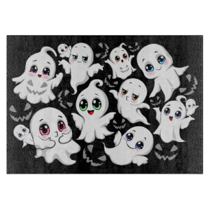 Planche À Découper Baby Ghosts Éffrayant mignon Halloween humeur
