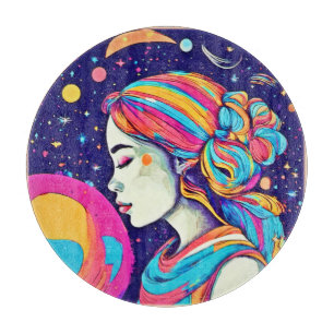 Planche À Découper Badaist Moon Girl Art