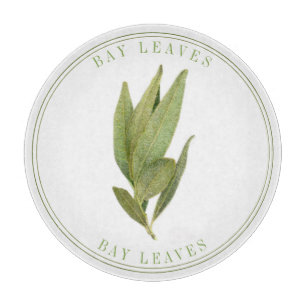 Planche À Découper BAIE FRAÎCHE FEUILLE Table ronde en verre