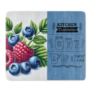 Planche À Découper Baies Cutes Avec Conversions Cuisine