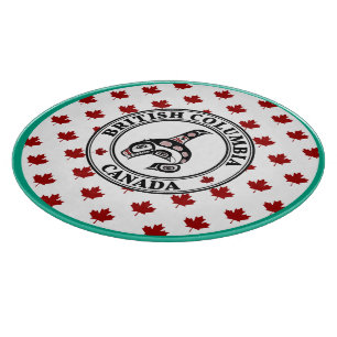 Planche À Découper Baleine noire amérindienne Red Art