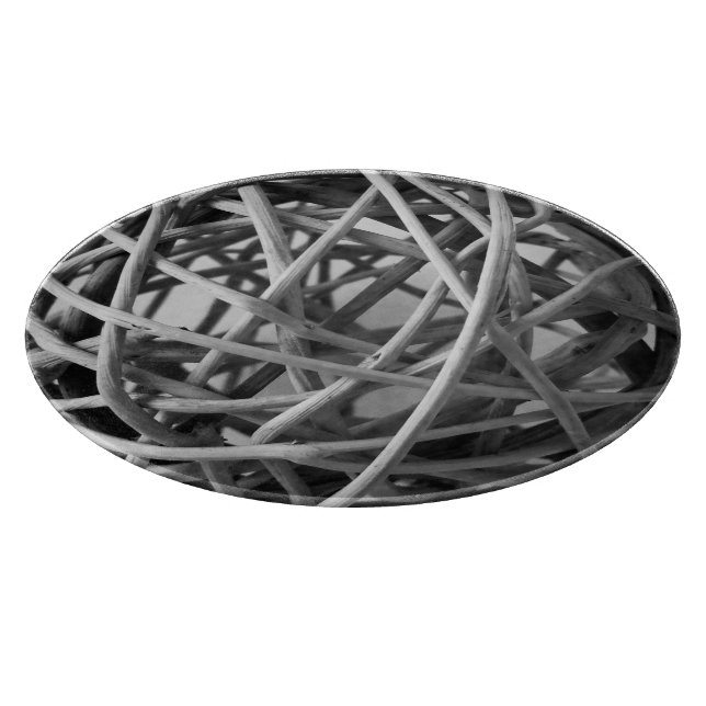 Planche À Découper Balle en osier rustique (Coin)