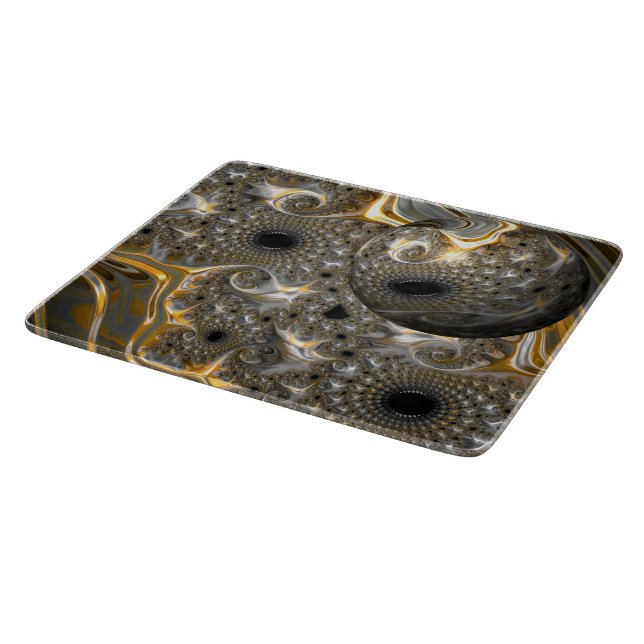 Planche À Découper Ballet sphérique en argent et or (Coin)