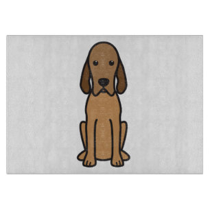 Planche À Découper Bande dessinée de chien de Coonhound de Redbone