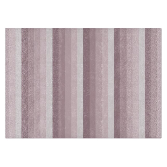 Planche À Découper Bandes d'ombre à quartz rose (Devant)