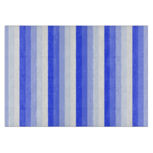 Planche À Découper Bandes d'ombre bleu royal