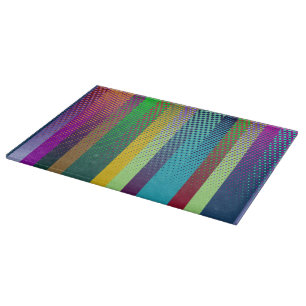 Planche À Découper Bandes pointillées Motif couleur + vos idées