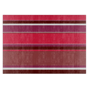 Planche À Découper Bandes rouges