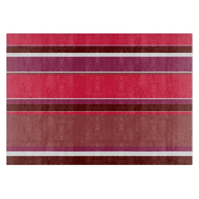 Planche À Découper Bandes rouges (Devant)