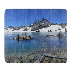 Planche À Découper Banner Peak et un lac de montagne - Sierra Nevada