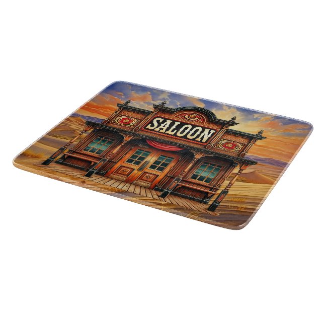 Planche À Découper Bar à mancave du Western Saloon cool (Coin)