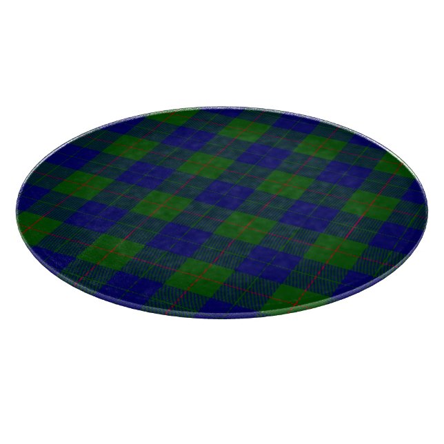 Planche À Découper Barclay tartan bleu vert plaid (Coin)
