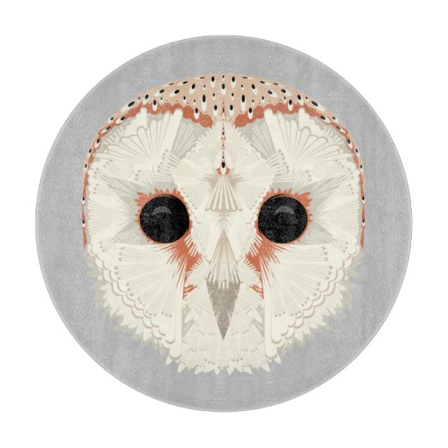 Planche À Découper Barn Owl Glass Cutboard (Devant)
