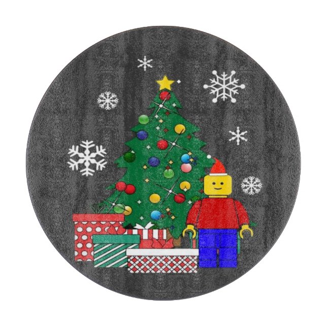 Planche À Découper Baseball de l'arbre de Noël (Devant)