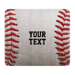 Planche À Découper Baseball Softball Couture Texte Personnalisé