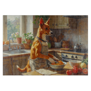 Planche À Découper Basenji cuisine dans la cuisine