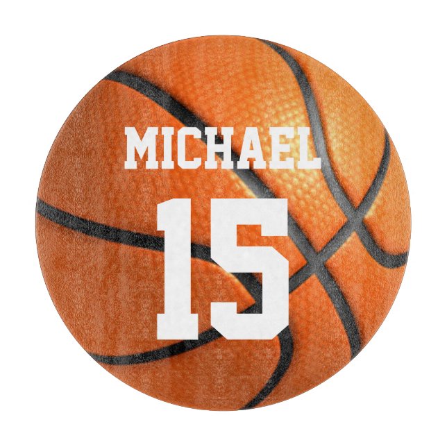 Planche À Découper Basket-ball Votre nom (Devant)
