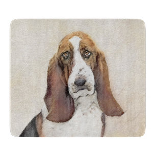 Planche À Découper Basset Hound Peinture - Cute Original Chien Art