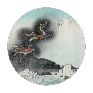 Planche À Découper Bataille dans la mer de la fureur du dragon pour l