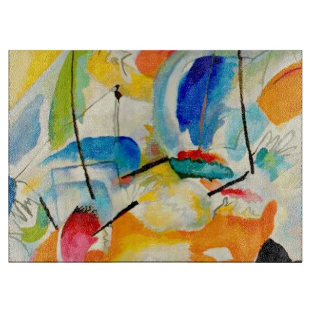 Planche À Découper Bataille maritime de Kandinsky 1913 (Devant)