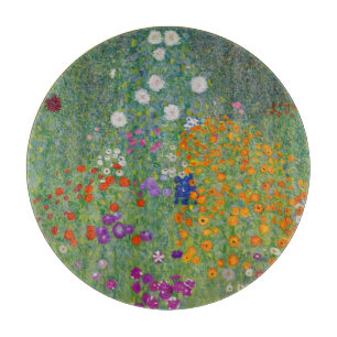 Planche À Découper Bauerngarten, Peinture à l'huile, Gustav Klimt