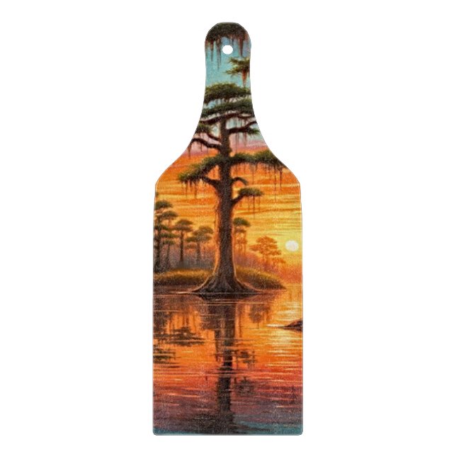 Planche À Découper Bayou Sunset (Devant)