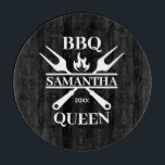 Planche À Découper BBQ Funny Barbecue personnalisé Queen Apron Cuttin<br><div class="desc">Funny BBBQ Grill Master Barbecue personnalisé Meilleur</div>