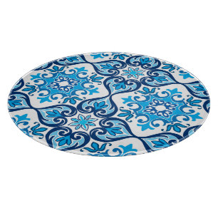 Planche À Découper 💙 🤍 Beau bleu - blanc Azulejos X, Coupe