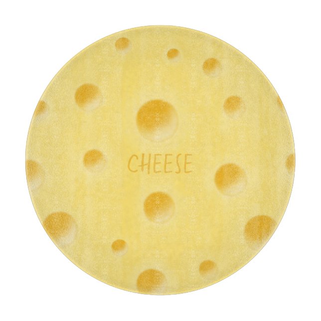 Planche À Découper Beau Fromage Suisse Whimsical Personnalisable (Devant)