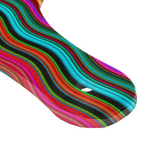 Planche À Découper Beau Motif coloré Wavy Stripe