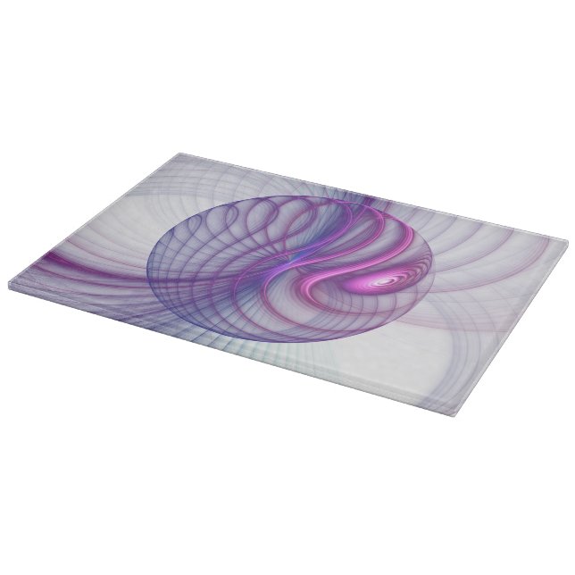 Planche À Découper Beautiful Swing Modern Abstract Fractal Art Pink (Coin)