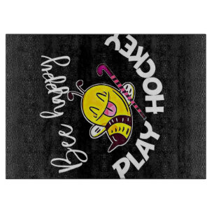 Planche À Découper Bee Happy Jouer Hockey Bee Don, J'Aime Bee Honey