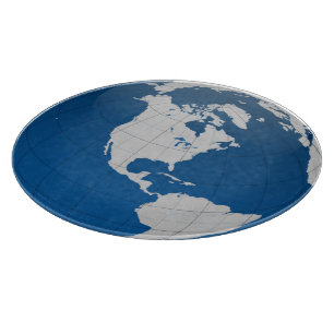 Planche À Découper Belle et unique Terre et globe