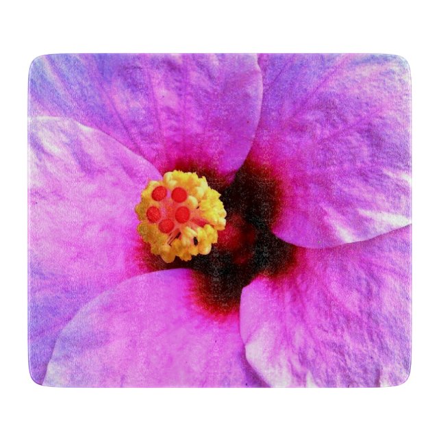 Planche À Découper Belle Fleur De Floraison Rose Nature  (Devant)