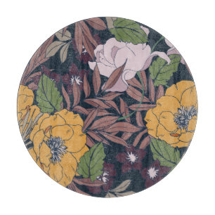Planche À Découper Belle florale : Motif sans couture Arrière - plan