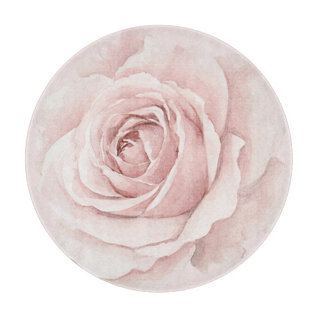 Planche À Découper Belle Rose Belle Fleur Rose (Devant)