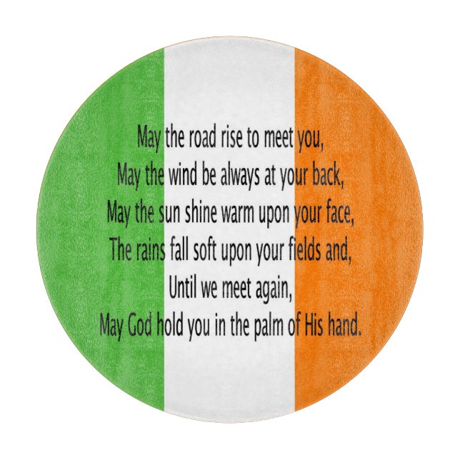 Planche À Découper Bénédiction irlandaise (Devant)