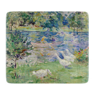 Planche À Découper Berthe Morisot - Jeune fille dans un bateau avec d