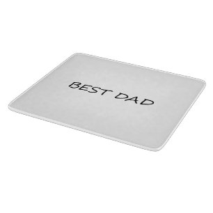 Planche À Découper Best Papa noir et blanc minimaliste moderne