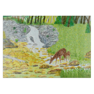 Planche À Découper Biche et faon