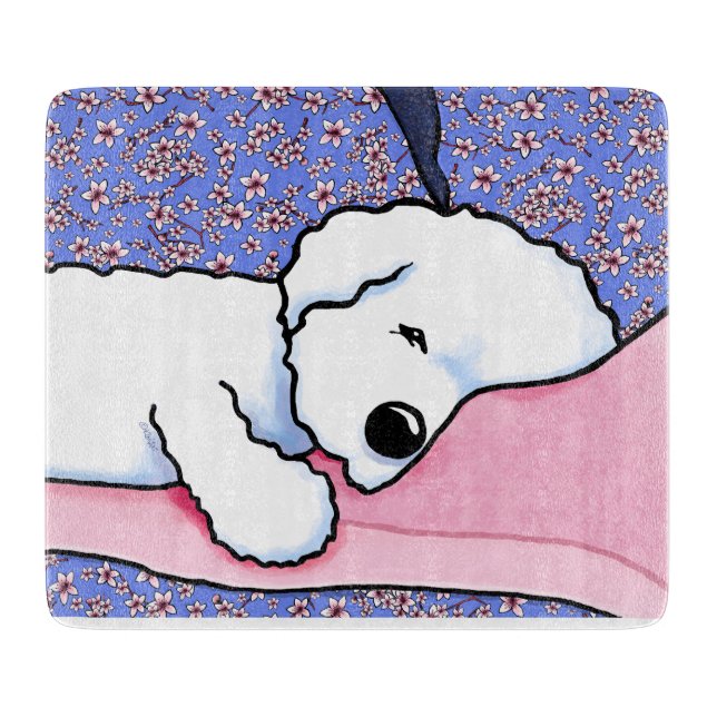 Planche À Découper Bichon endormi (Devant)