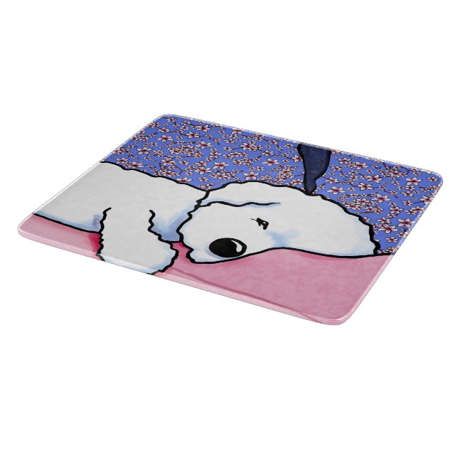 Planche À Découper Bichon endormi (Coin)