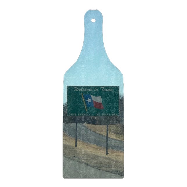 Planche À Découper Bienvenue au Texas Cutting Board (Devant)