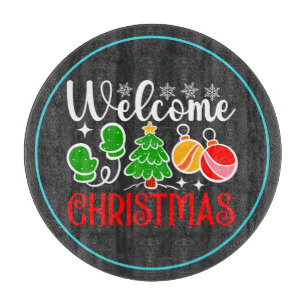 Planche À Découper Bienvenue Noël-63758