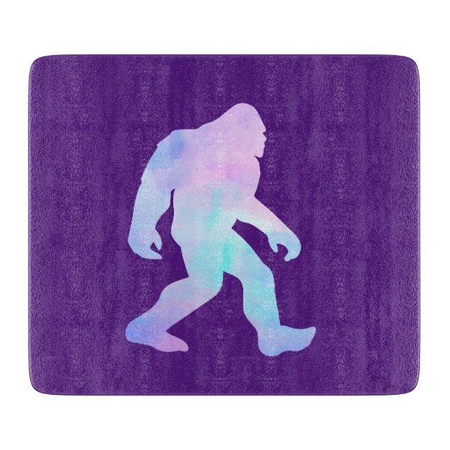 Planche À Découper Bigfoot à l'aquarelle (Devant)