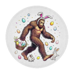 Planche À Découper Bigfoot Pâques Jour Drôle Sasquatch